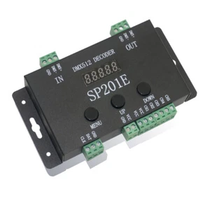 SP201E 1024 Pixel DMX512 Decoder for SK6812 WS2801 WS2813 RGBWW IC DC 5V-24V - Picture 1 of 7