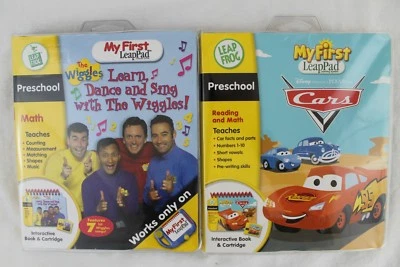 Leap Frog MY FIRST LeapPad THE WIGGLES & Disney CARS Book and Cartridge - Image 1 of 4