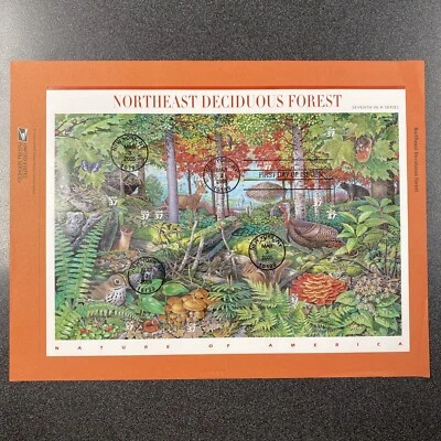 FDC 3899 Bosque Caducifolio del Noreste Primer Día de Emisión - USPS Foto 1 de 2