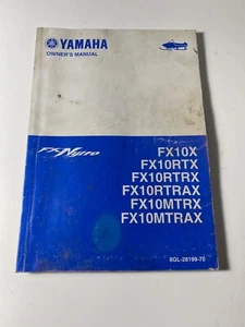 Nytro Fx Owners Manual Yamaha FX10 X RTX RTRX RTRAX MTRX MTRAX # 8GL-28199-70 - Picture 1 of 5