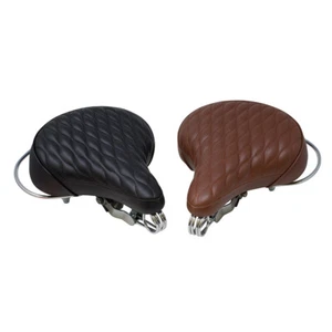 Velo Beach Cruiser Chopper Bicycle Saddle Seat Diamond Stitched Web Spring Bike - Picture 1 of 12