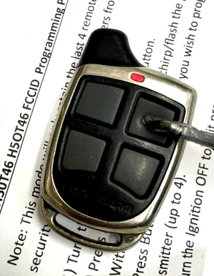 Code Alarm CATX-MT Security Alarm Keyfob Transmitter Keyless car starter H5OT46 - Image 1 of 4