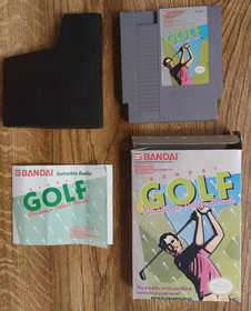 Golf Challenge Pebble Beach (Nintendo Nes) Authentic & Tested Working CIB Box