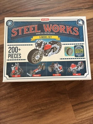 Steel works Classic Steel Construction Sets 5 Model Set For Parts - Image 1 of 4