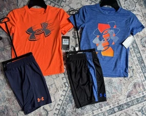 Under Armour boys size 5 matching sets short and T-shirt NWT - Picture 1 of 1