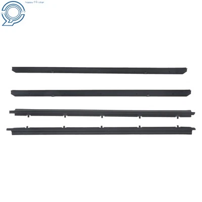 Window Sweep Felts Seals Weatherstrip 4 Piece Kit Set For Chevy S10 1982-1993 - Изображение 1 из 4