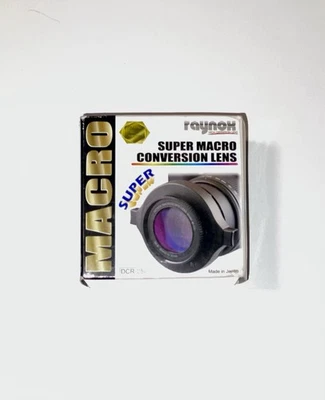 Raynox DCR-25 Super Macro Conversion Lens, SONY VCL-D2046 and SONY VCL-D0746 - Image 1 of 4