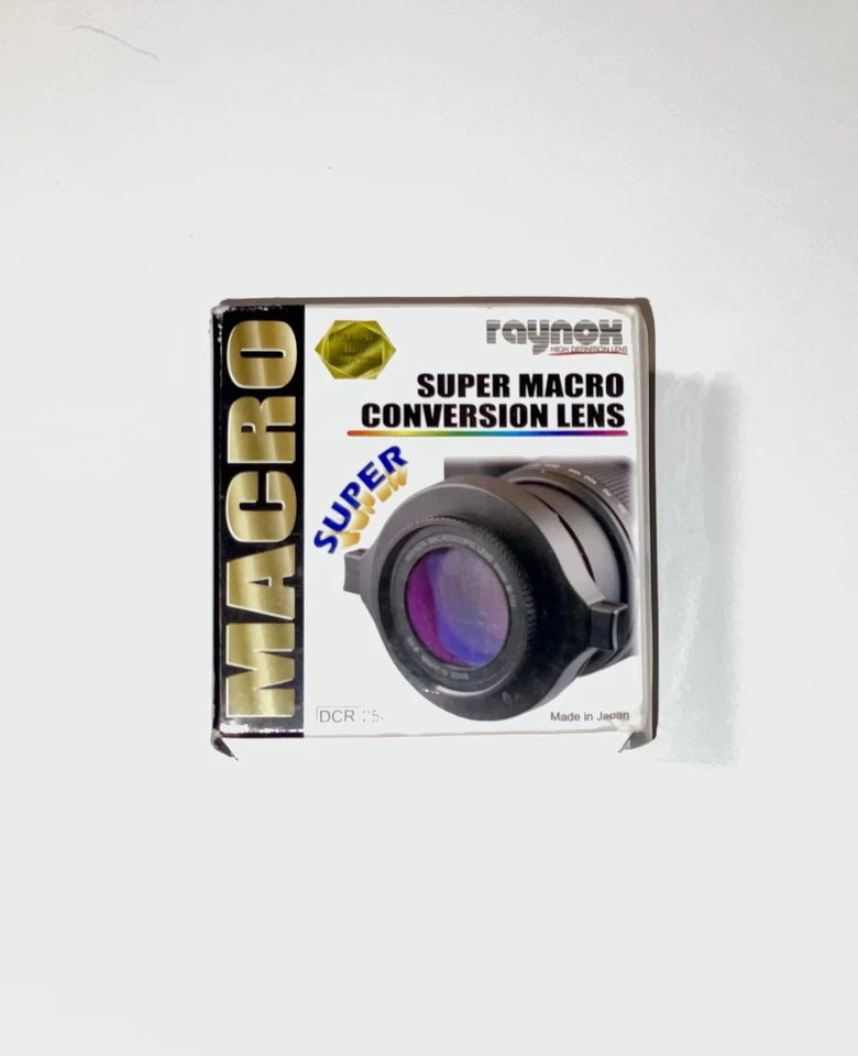 Raynox DCR-25 Super Macro Conversion Lens, SONY VCL-D2046 and SONY VCL-D0746 - Image 1 of 4