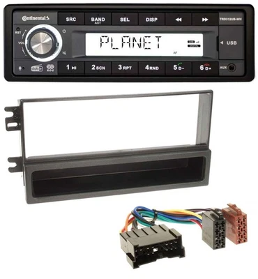 Continental USB 1DIN AUX DAB MP3 Autoradio für Kia Sorento (2002-2006) - Bild 1 von 4