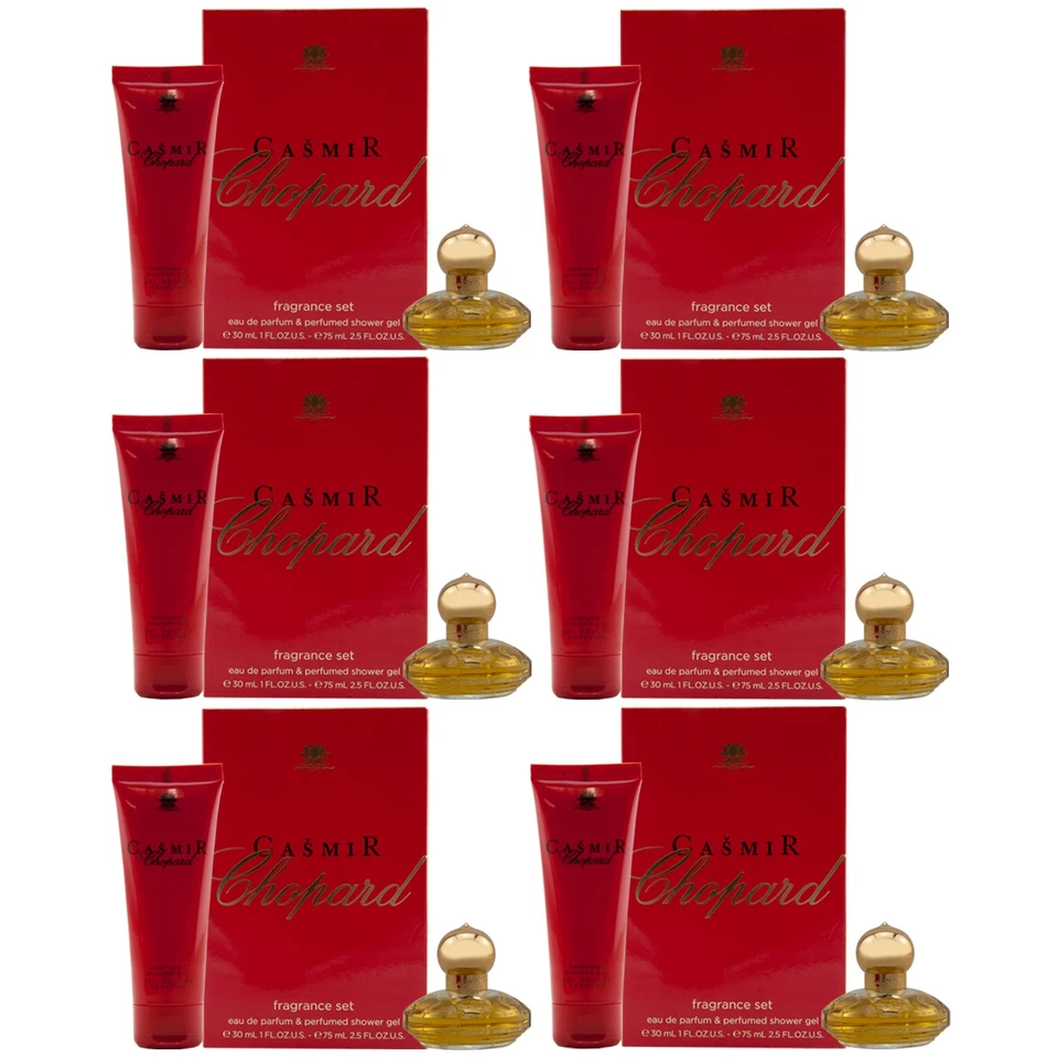 Chopard Casmir Geschenkset 6 Set`s = 6 x 30ml Eau de Parfum + 6 x 75ml Duschgel - Bild 1 von 4