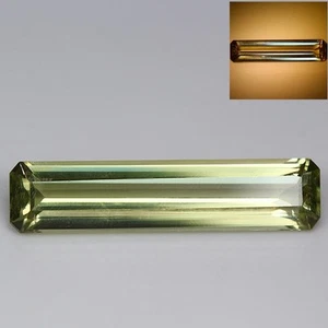 PIETRA PREZIOSA SCIOLTA FORMA OTTAGONALE DIASPORA GIALLA NATURALE 5,95 CT DAL BRASILE. - Foto 1 di 1