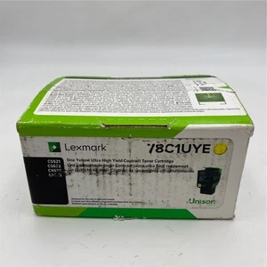 Lexmark 78C1UYE Tonerkassette Gelb Ultrahochkapazität 78C1UYE-HY - Bild 1 von 4