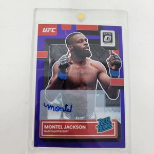 2023 UFC Optic Donruss Rated Rookie Montel  Jackson Autograph - Picture 1 of 12