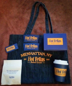 (HBO's: And Just Like That) Hot Fellas Baked Goods Bag 2 Cup Sleeves Napkins.... - Picture 1 of 9