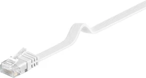 10x kabel sieciowy CAT 5e płaski; CAT FLAT 5-0500 U/UTP BIAŁY 5m SB - Zdjęcie 1 z 4