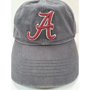 47 Brand Alabama Crimson Tide Baseball Cap Gray Embroidered A BAMA Adjustable - Afbeelding 1 van 6
