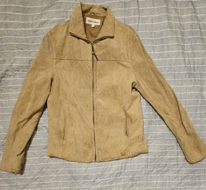 Vintage Boston Harbour Eomans Jacket Sz L Suede/leather Fall Outerwear - Picture 1 of 6