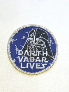 NOS 1977 Vintage STAR WARS Darth Vadar Lives patch Novelties Vader New Old Stock - Picture 1 of 4