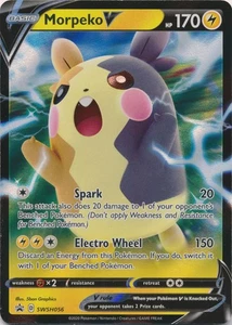 UR-01 Holo Morpeko V SWSH056 Promo SWSH: Sword & Shield Promo Cards - Picture 1 of 1