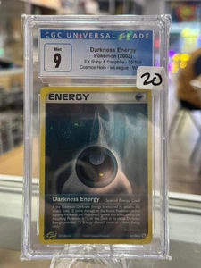 Darkness Energy EX Ruby and Sapphire Cosmos Holo CGC 9 - Picture 1 of 2
