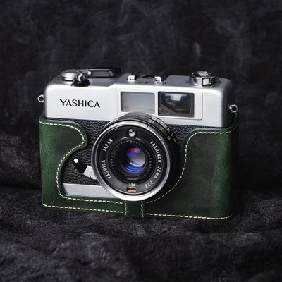 For Yashica 35-ME Case Film Camera Real Leather Half Camera Case Bag Cover - Image 1 of 4