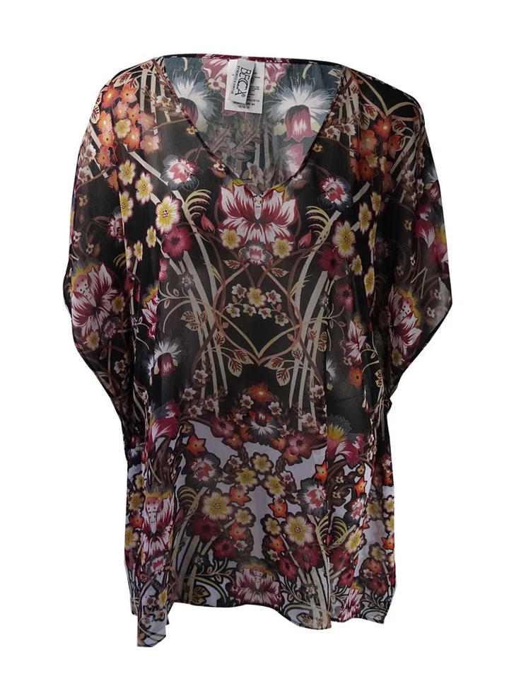 Túnica para mujer Becca Habana estampado floral (multi, XS/S) Foto 1 de 2