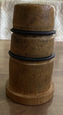 VTG Early 1900s 4 3/4" Wooden Spool - Image 1 of 4