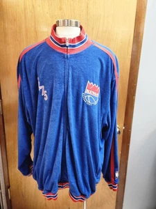 Giacca vintage Kansas City Omaha Kings uomo 4XL NBA basket Reebok anni 70 - Foto 1 di 21