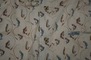 EUC Chaps Ralph Lauren Herren XL Langarm Angeln Button Down Hemd - Bild 1 von 2