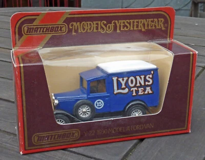 Ford A 1930 "Lyons Tea" Matchbox Yesteryear Y-22, 1:40 ,s.gt.Zstd.,mit OVP. - Bild 1 von 4