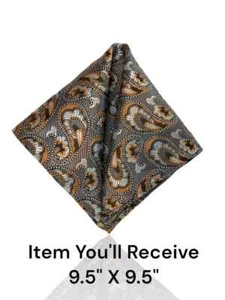 Nwot Polyester 9.5" X 9.5" Pocket Square, Various Colors & Patterns. - Picture 1 of 4
