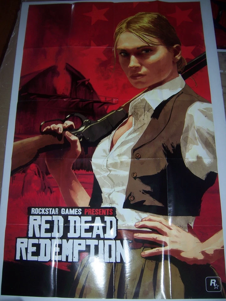 Red Dead Redemption双面地图和海报 — 第 1/2 张图片