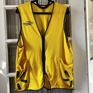 Large Walmart Proud Associate Employee Uniform Vest Yellow Spark Never Worn L - Picture 1 of 5