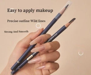 Wood Eyebrow Pencil Long Lasting Waterproof Sweatproof Smudge-proof Makeup Tool - Picture 1 of 17