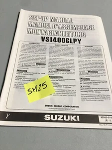 Suzuki VS1400 GLP Intruder Y 2000 Vs Instrucciones Preparation Manual Montaje - Imagen 1 de 8