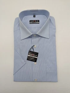 Camicia Marvelis maniche corte colletto viola taglia L 42 MODERN FIT blu art. 76028497 - Foto 1 di 4