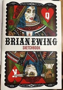 Brian Ewing Sketchbook signed and doodled 2012 - Picture 1 of 2