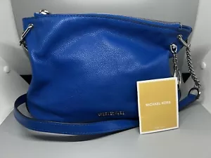 Michael Kors Slouchy Blue Crossbody Bag - Picture 1 of 8