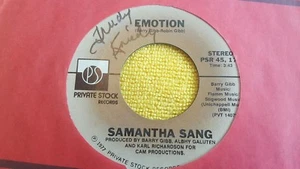 Samantha Sang – Emotion / When Love Is Gone ~ (VG+) - Picture 1 of 2