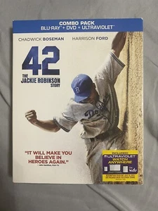 42 THE JACKIE ROBINSON STORY (BLU-RAY/DVD Set) Chadwick Bozeman, TL Knight 2013. - Picture 1 of 10