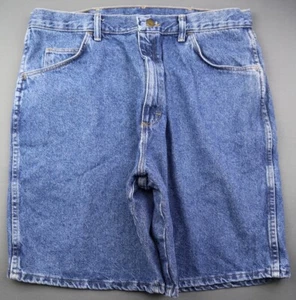 Pantalones Cortos de Jean Wrangler Premium Vintage Para Hombre 5 Bolsillos Algodón Talla 38 (Msr 37x9) - Imagen 1 de 6