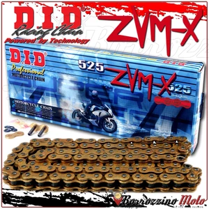 CATENA TRASMISSIONE DID 525 ZVMX2 G&G GOLD 120 MAGLIE KTM 1190 ADVENTURE R 15 - Foto 1 di 5