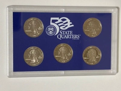 2001-S US Mint 50 State Quarters Proof Set - NEW in Original Box - COA - Image 1 of 4