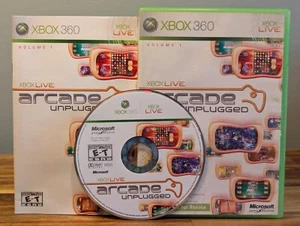 Xbox Live Arcade Unplugged Vol. 1  Xbox 360  Complete  - Picture 1 of 6