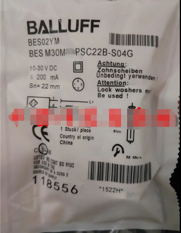 1 PCS NEW BES M30MI-PSC22B-S04G BALLUFF Photoelectric Diffuse Sensor  2 - Image 1 of 1