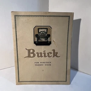 1924 BUICK for Nineteen Twenty-Four ORIGINAL Katalog Broschüre Handbuch, SEHR SELTEN! - Bild 1 von 24