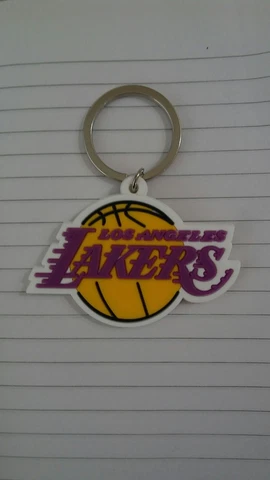 LAKERS los angeles keychain key ring LEBRON JAMES Cover