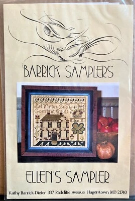 Barrick Samplers ELLEN'S SAMPLER Cross Stitch Pattern - Image 1 of 3