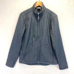 Alo Softshell Jacket Men's Small Fleece Lined Zip Up Gray Stretch Spring Golf - Picture 1 of 15