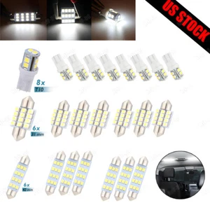 20 Luces Led Para Interior de Carro Coche Luz Del Maletero Placa Bombilla Led - Picture 1 of 15